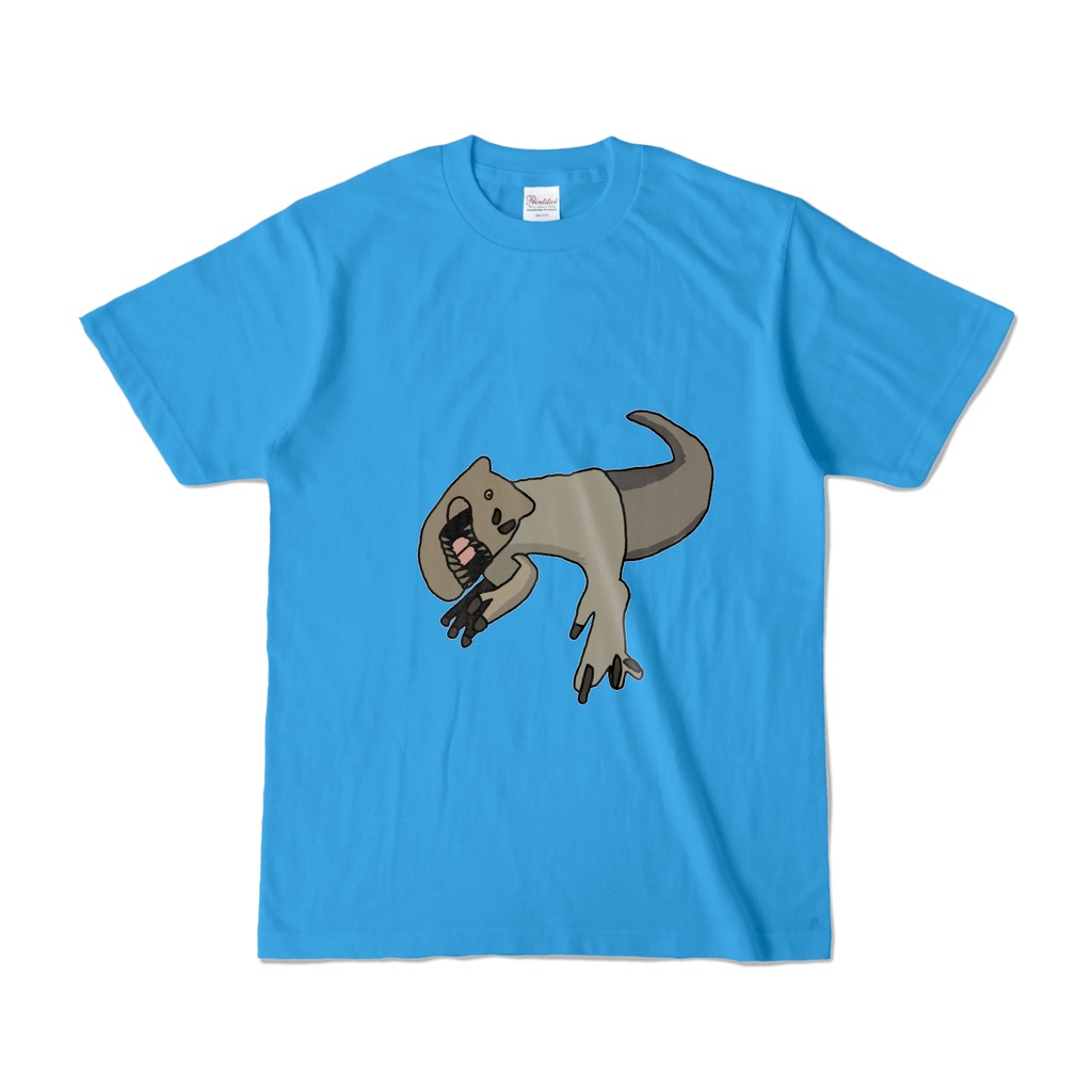 かわいい恐竜 カラーTシャツ
