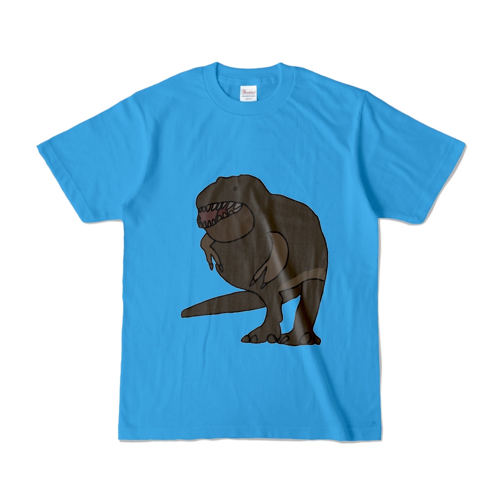かわいい恐竜　カラーTシャツ
