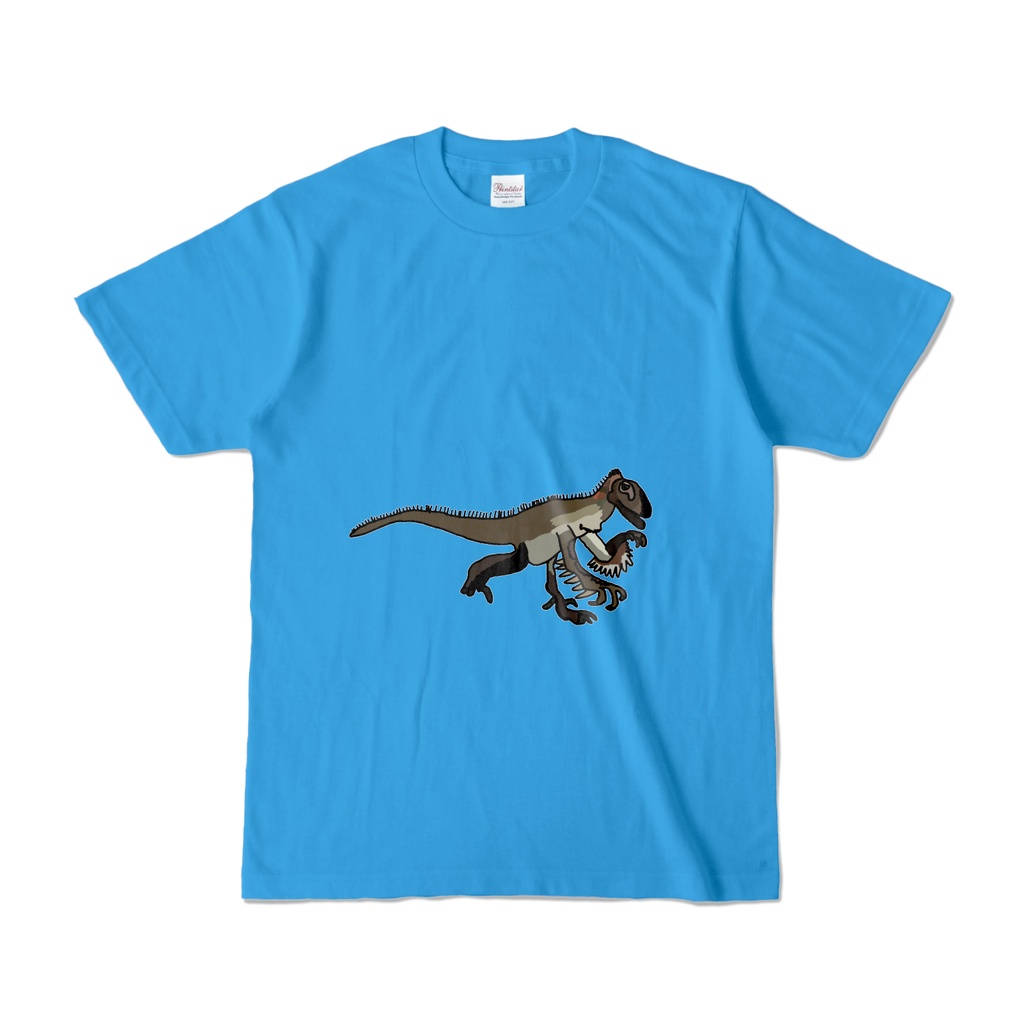 かわいい恐竜　カラーTシャツ