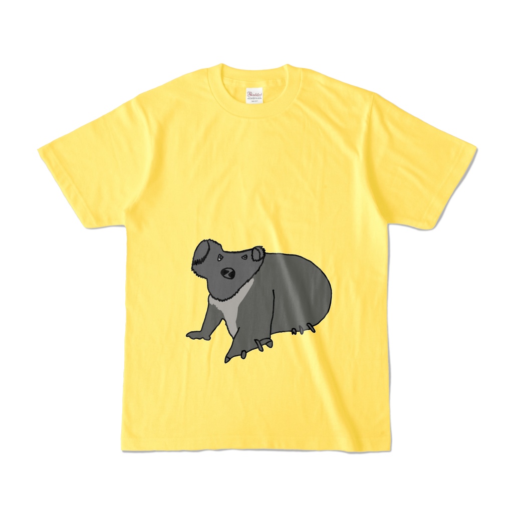 かわいいコアラ　カラーTシャツ