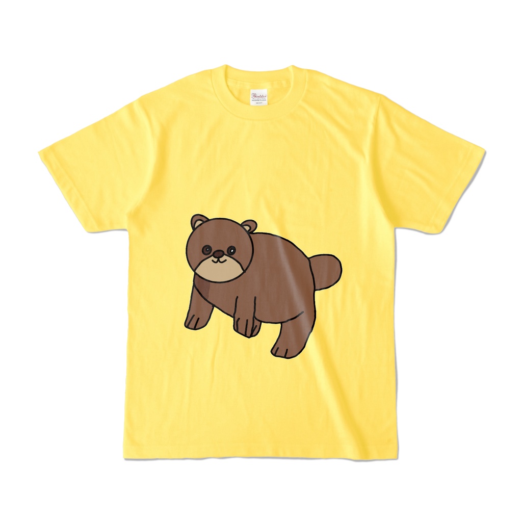 かわいいくま　カラーTシャツ