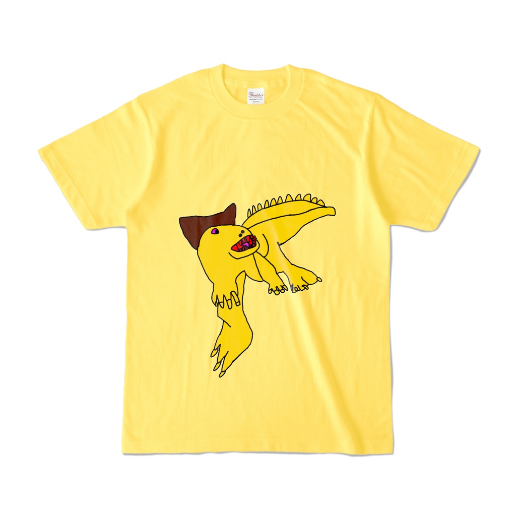 かわいい恐竜　カラーTシャツ