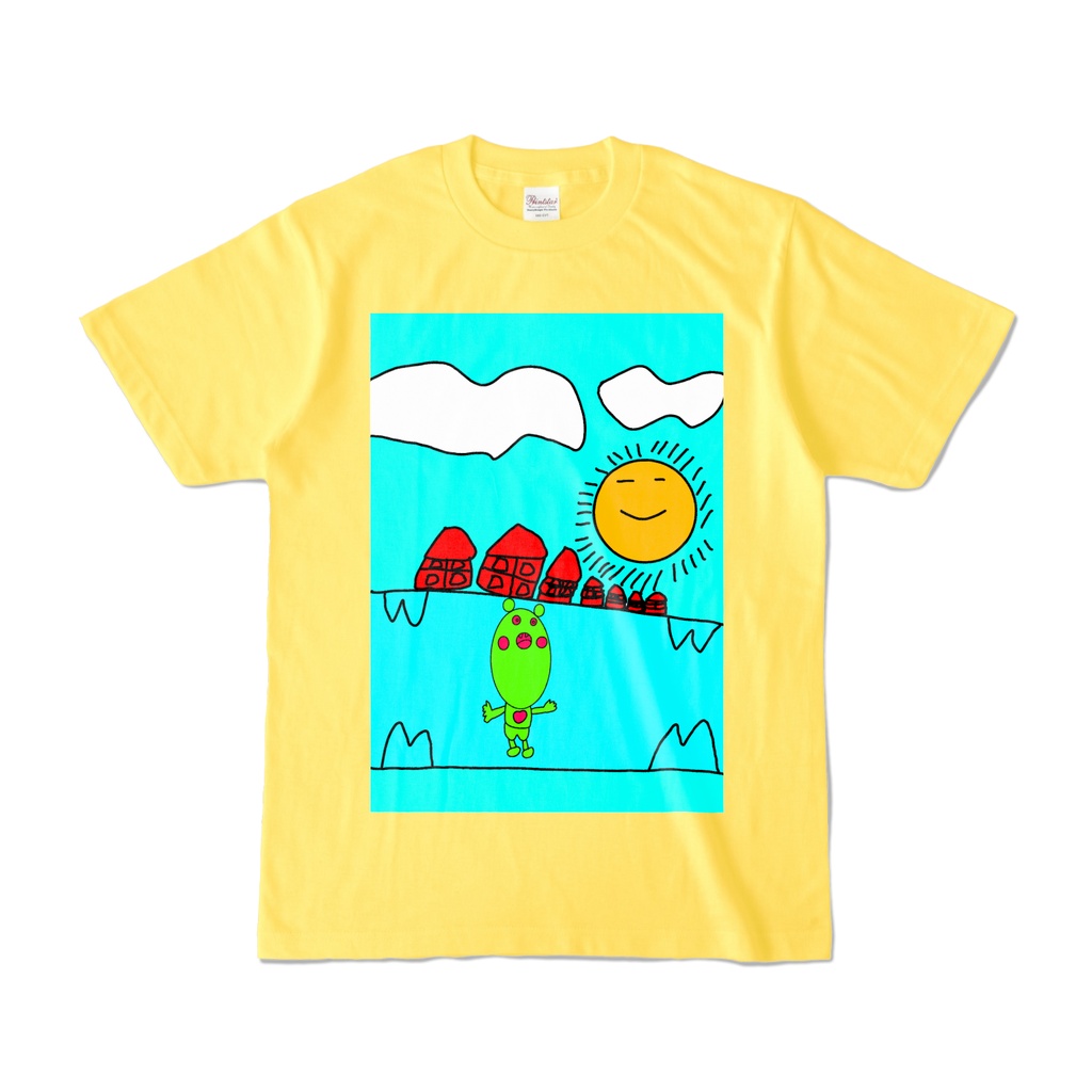 かわいいくま　カラーTシャツ