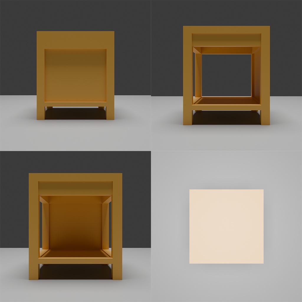 【3D】椅子セット