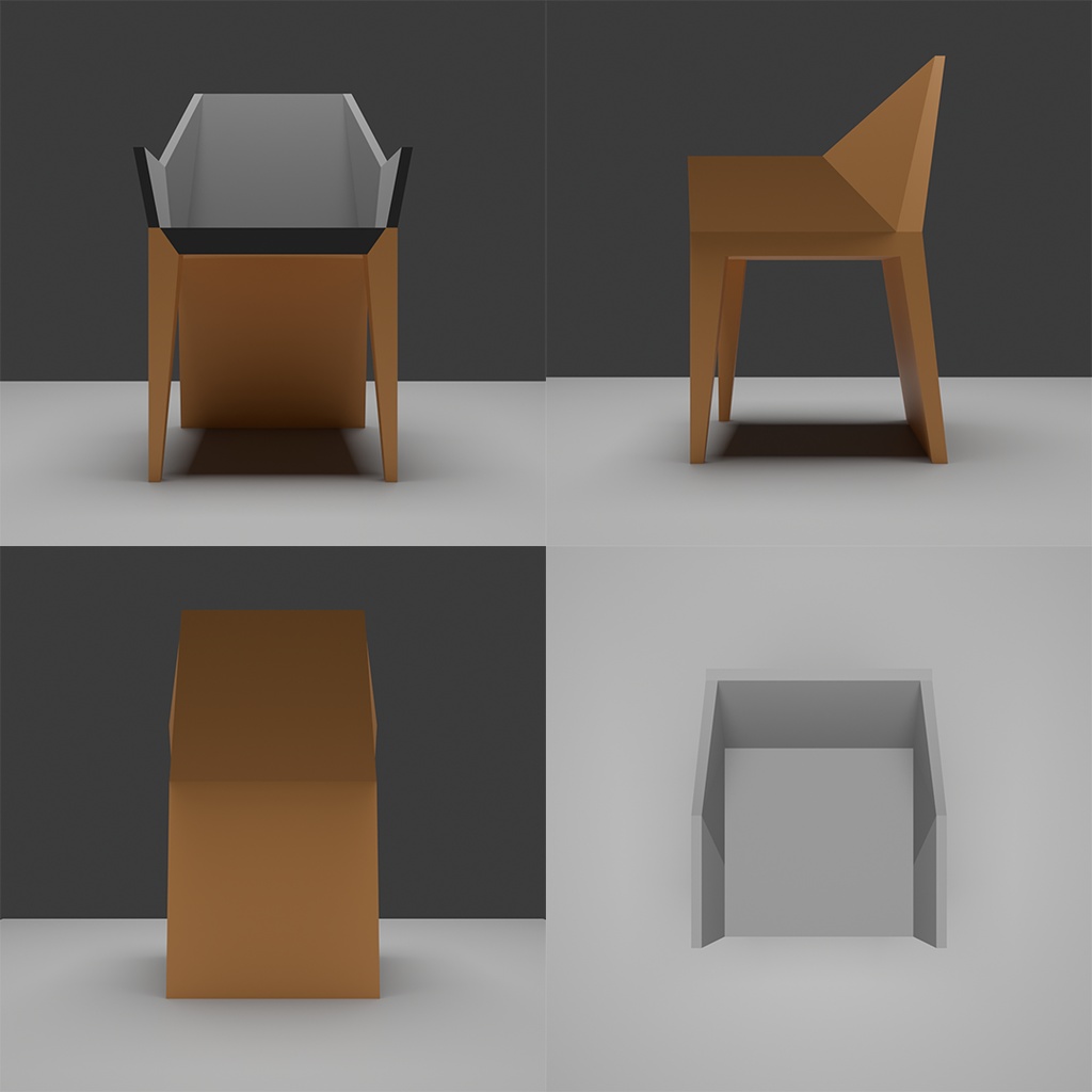 【3D】椅子セット