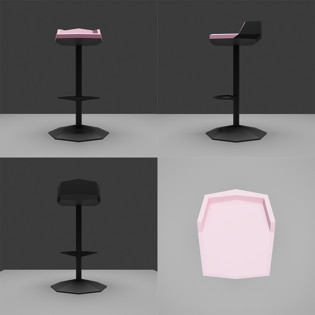 【3D】椅子セット