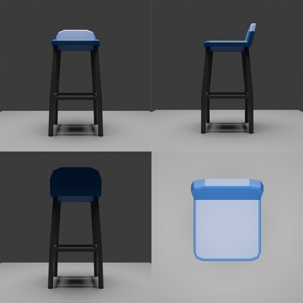 【3D】椅子セット