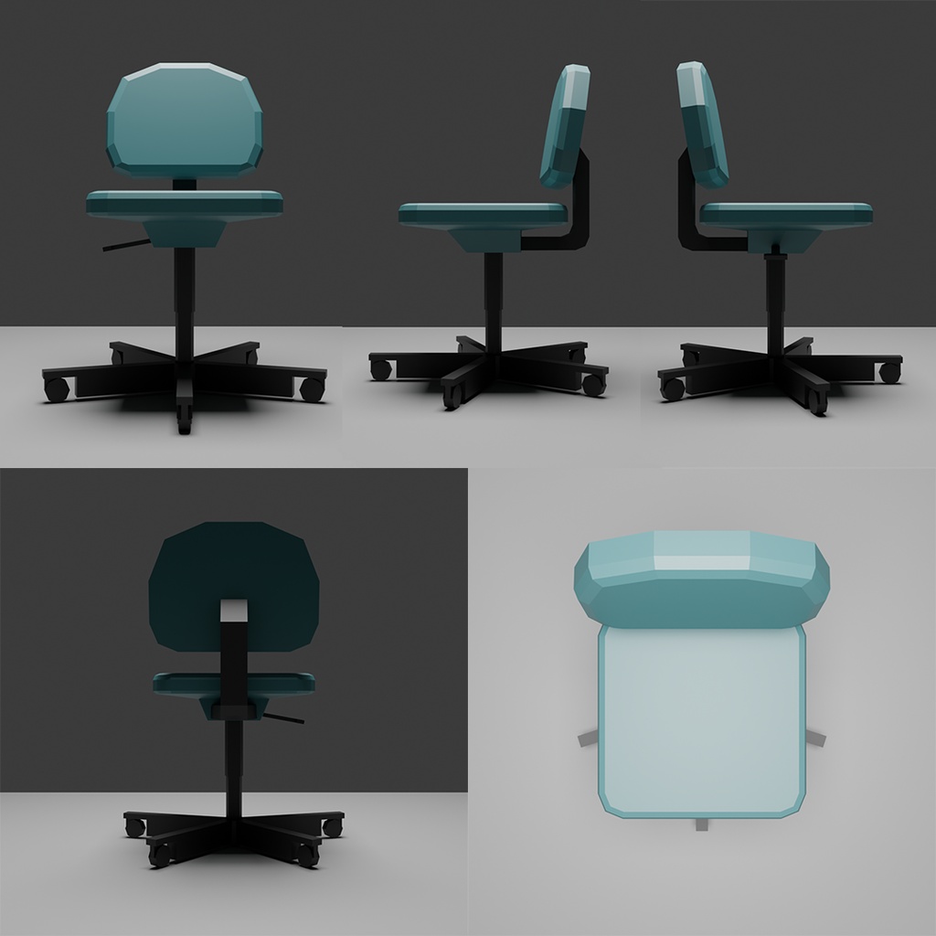 【3D】椅子セット