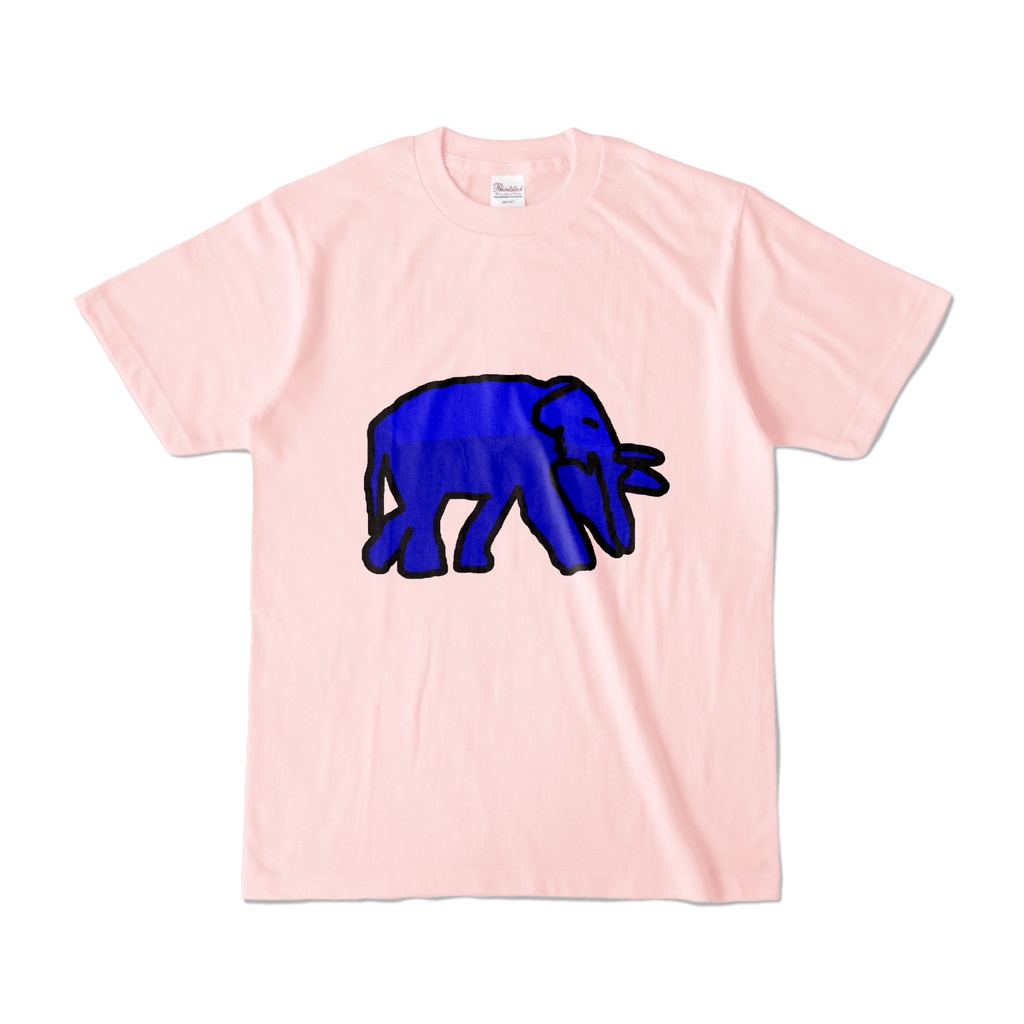 かわいいゾウ　カラーＴシャツ