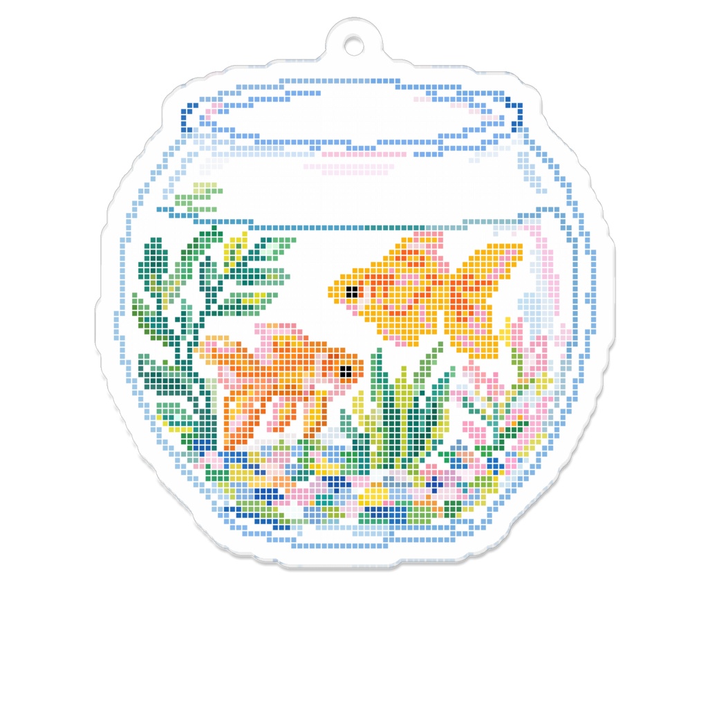 ドットな金魚