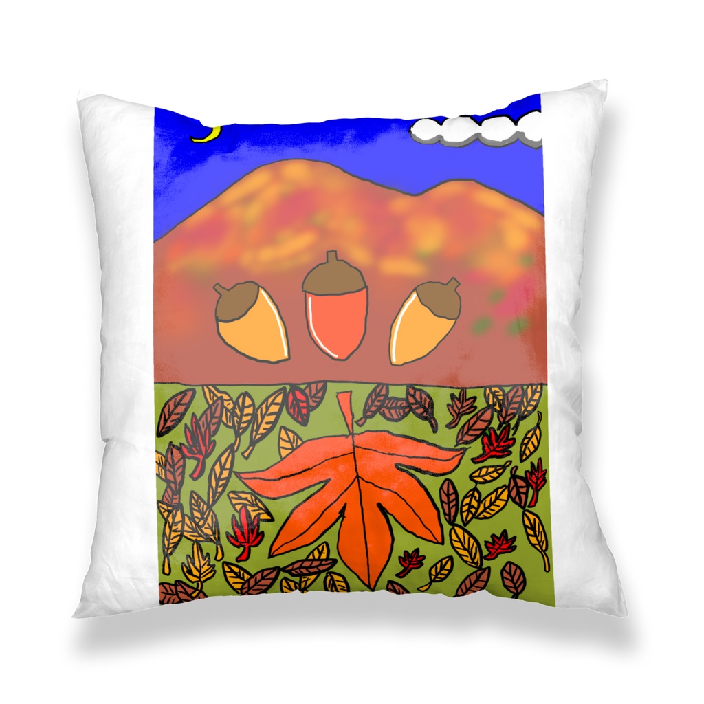 紅葉狩り クッションカバー