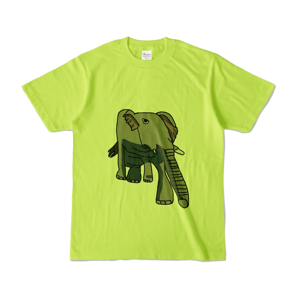 かわいいゾウ　カラーＴシャツ