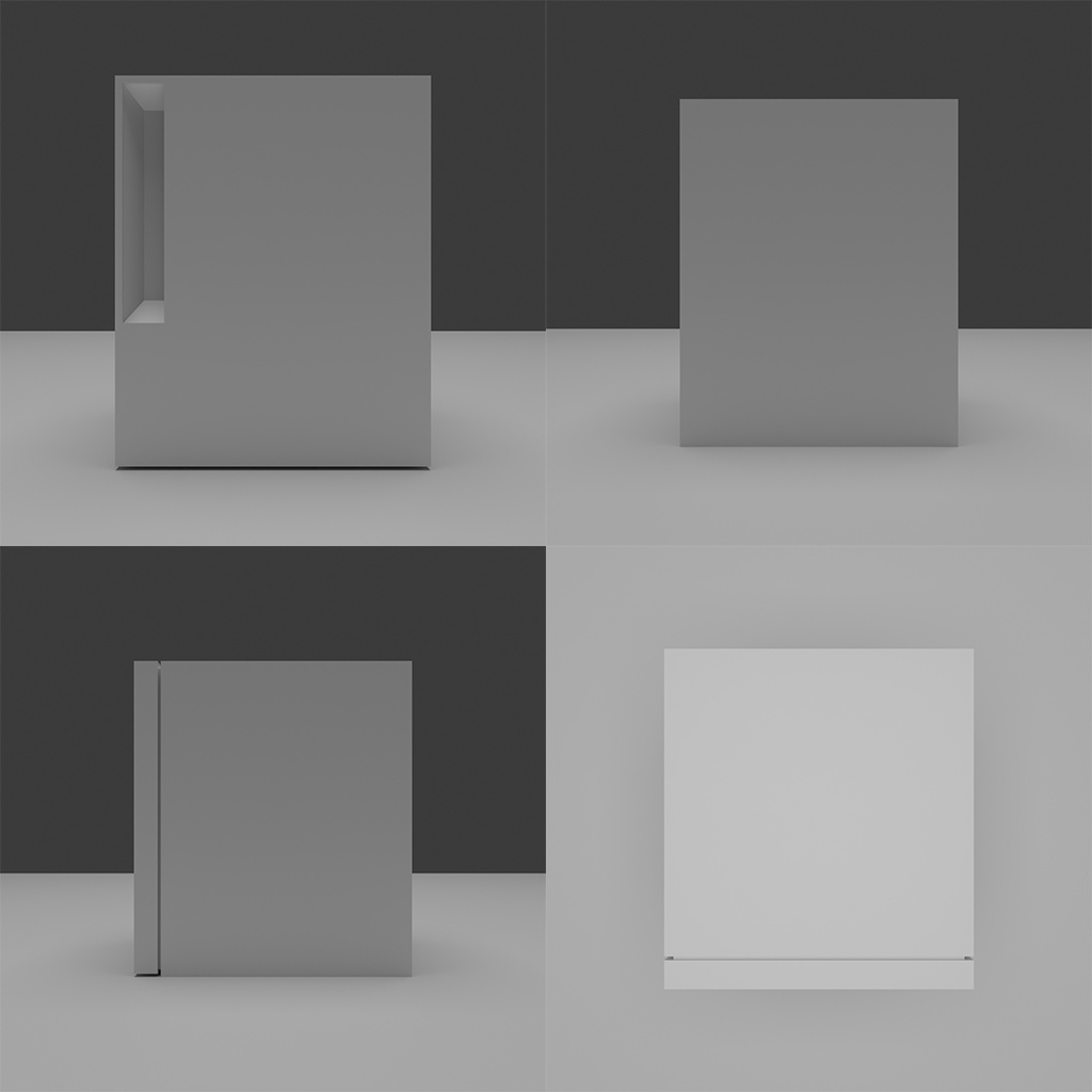【3D】冷蔵庫セット