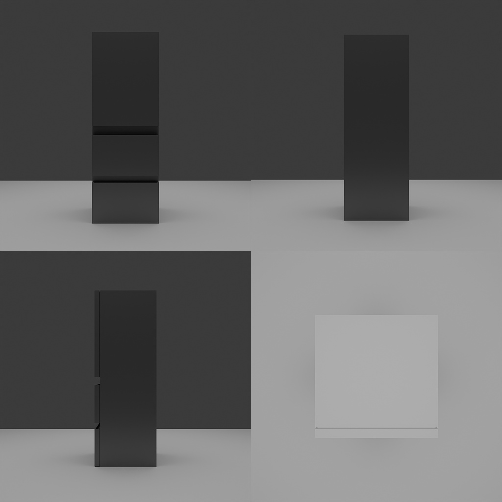 【3D】冷蔵庫セット