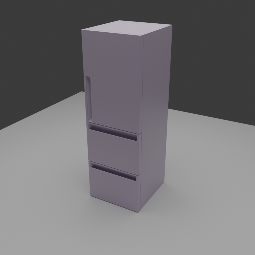 【3D】冷蔵庫セット