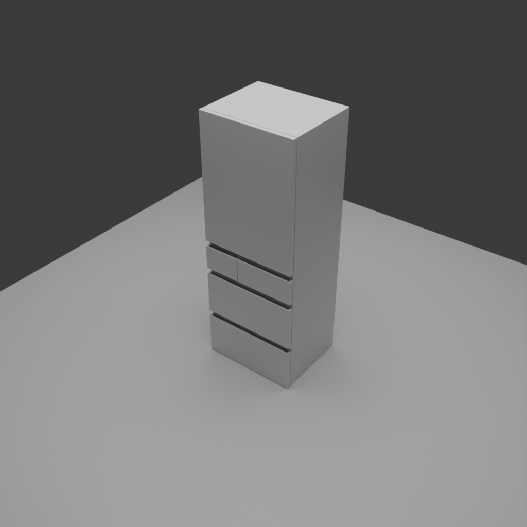【3D】冷蔵庫セット