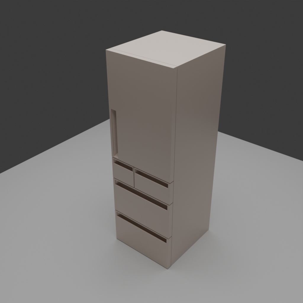 【3D】冷蔵庫セット