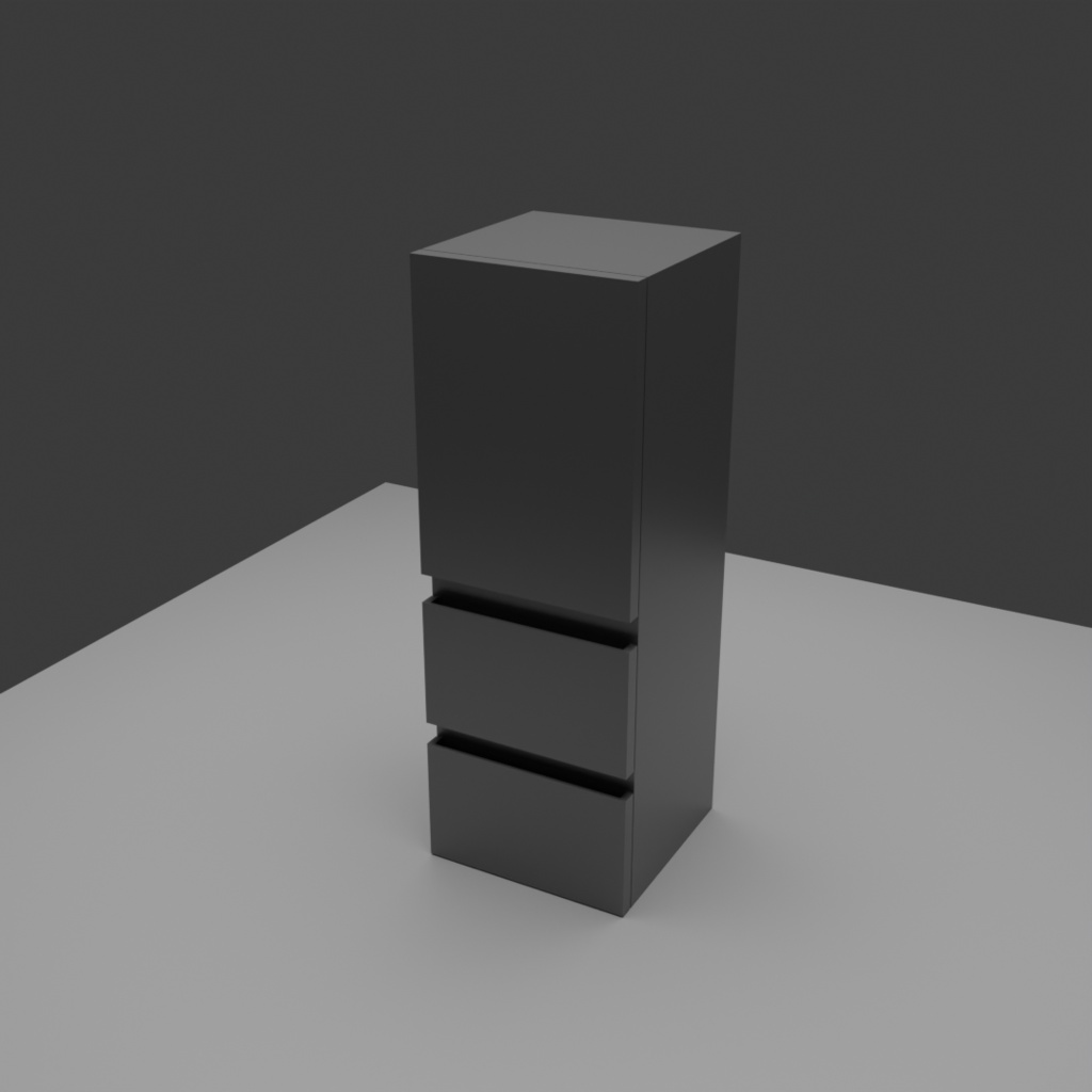 【3D】冷蔵庫セット