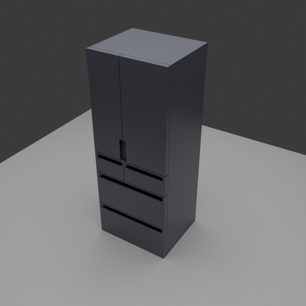 【3D】冷蔵庫セット
