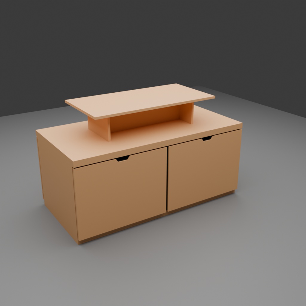 【3D】商品棚セット