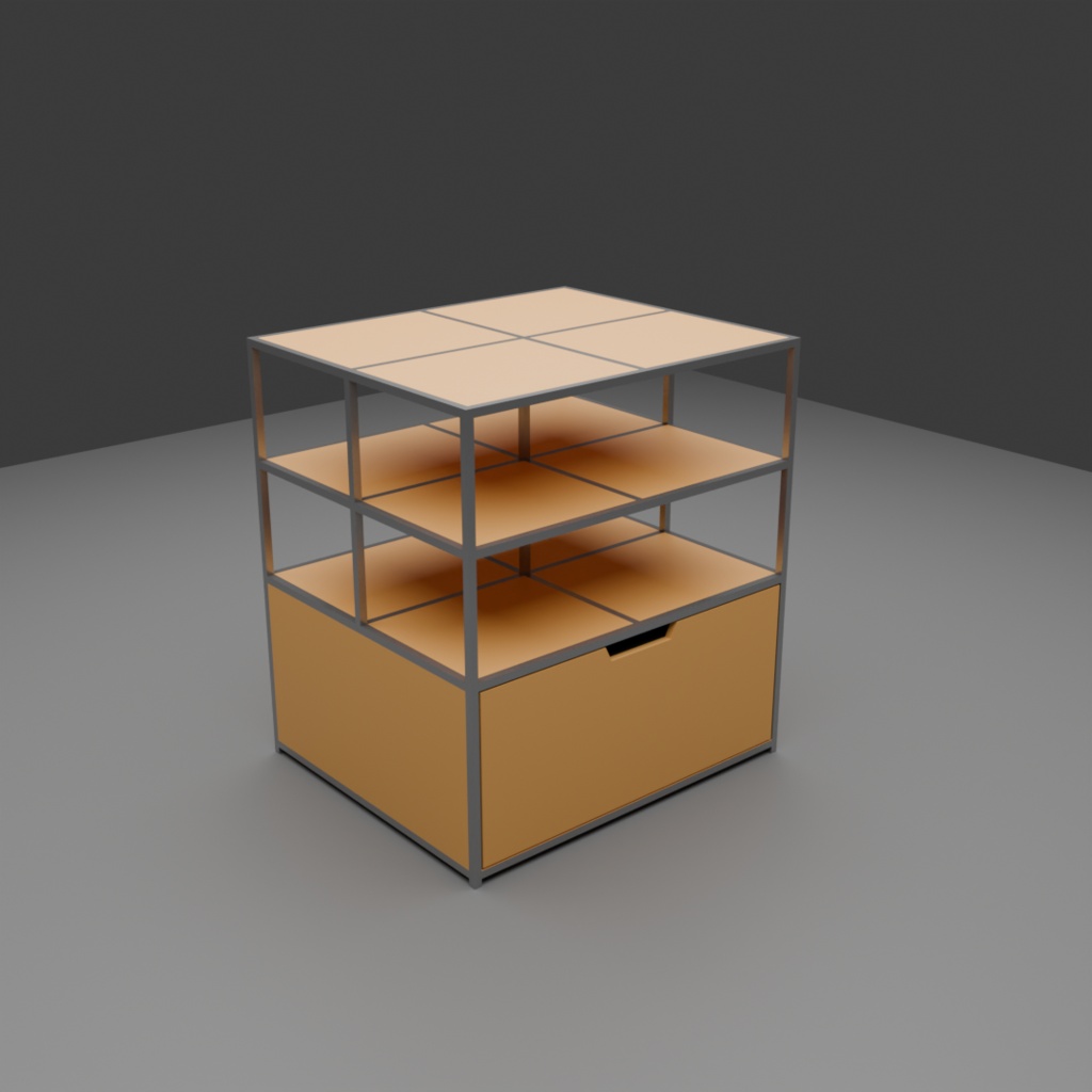 【3D】商品棚セット
