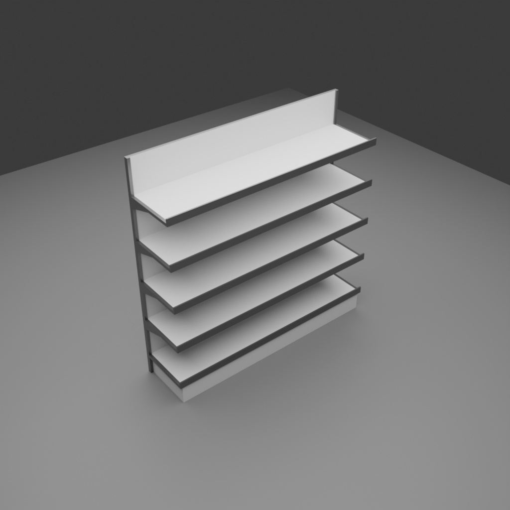 【3D】商品棚セット