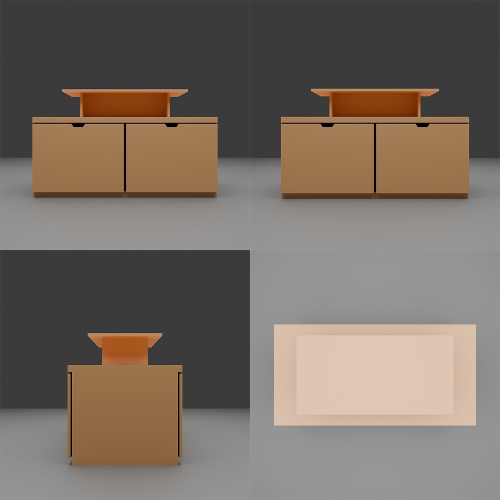 【3D】商品棚セット