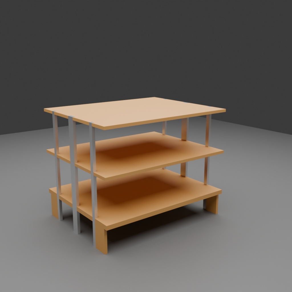 【3D】商品棚セット