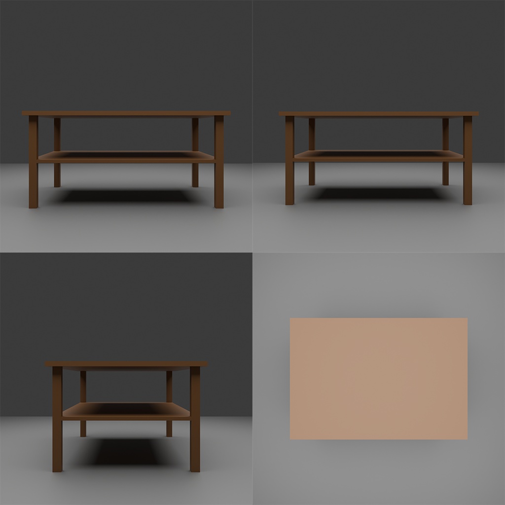 【3D】商品棚セット