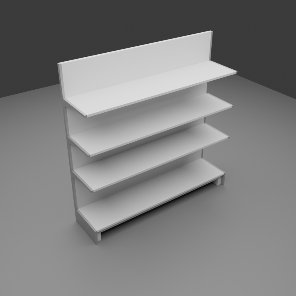 【3D】商品棚セット