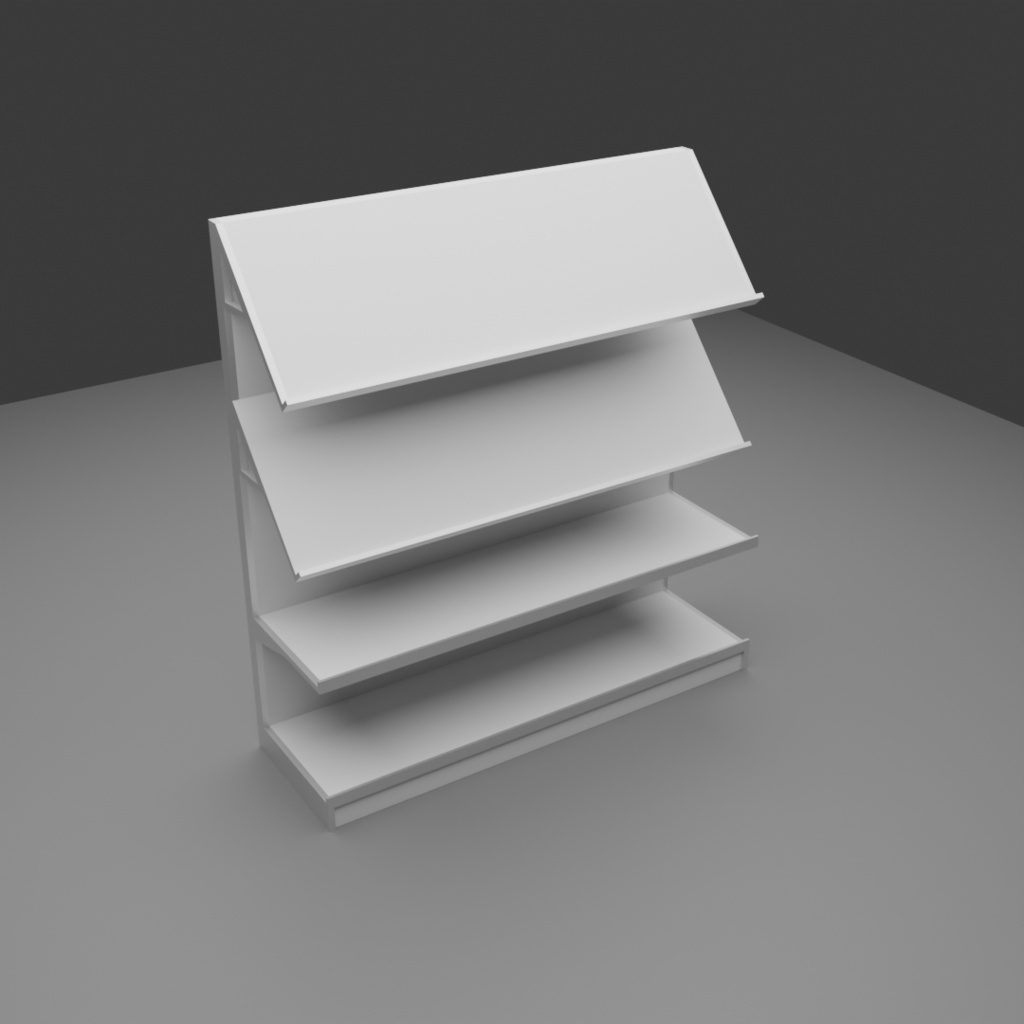 【3D】商品棚セット