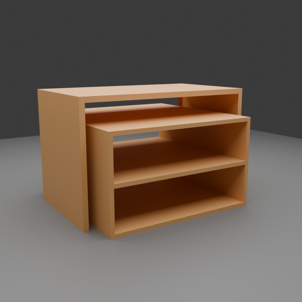 【3D】商品棚セット