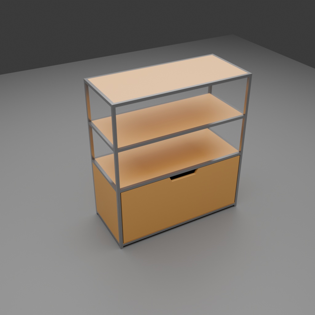 【3D】商品棚セット