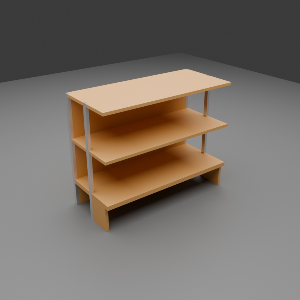 【3D】商品棚セット