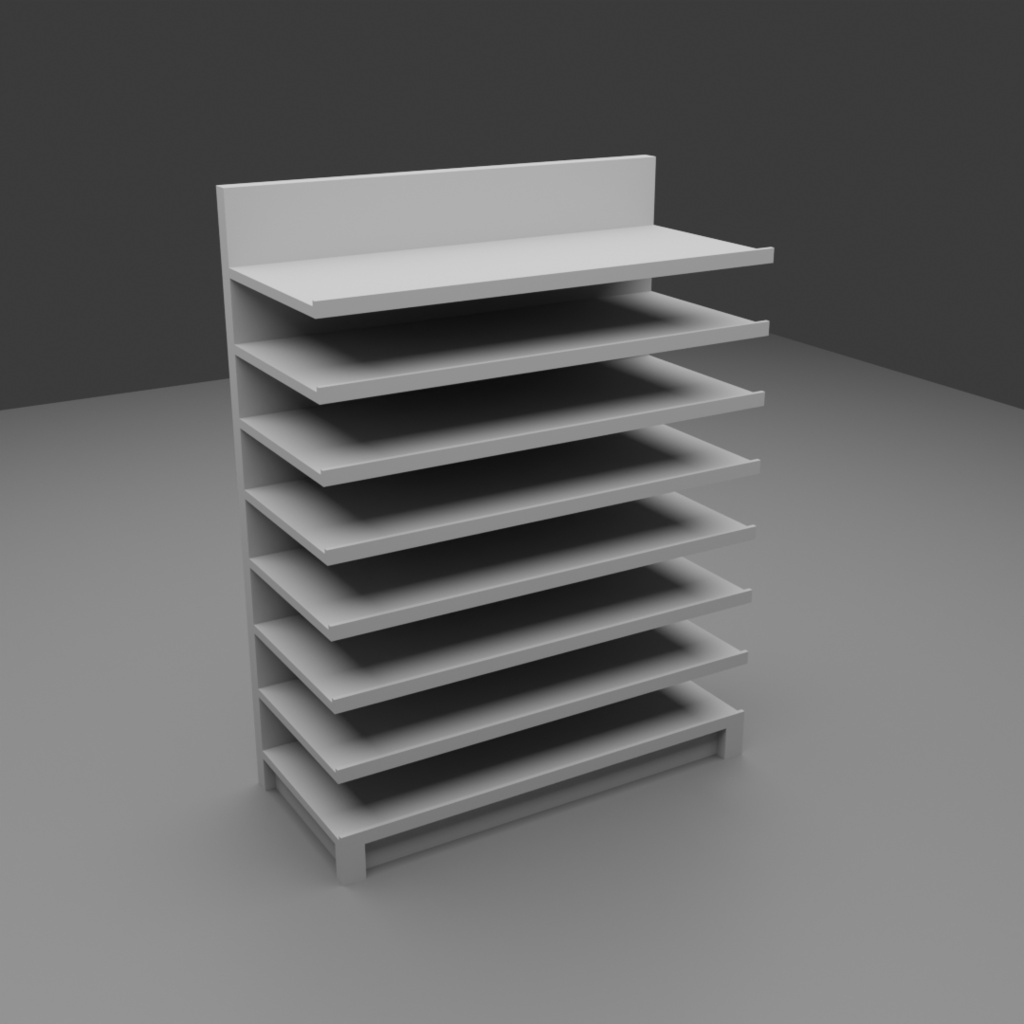 【3D】商品棚セット
