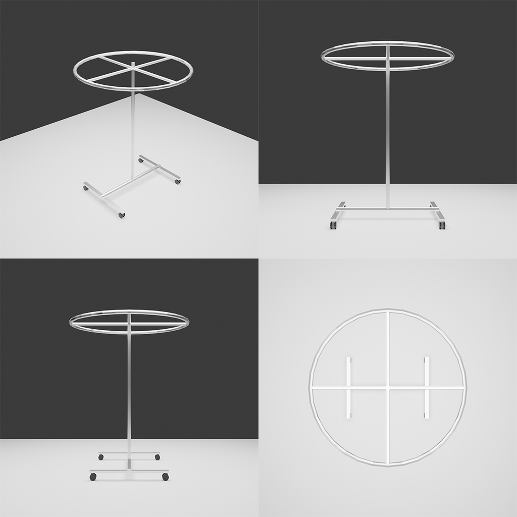 【3D】ハンガーラックセット