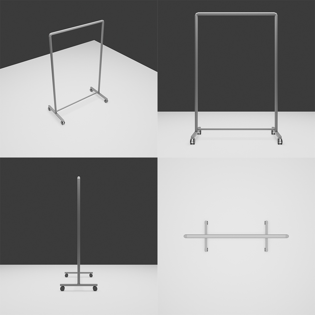 【3D】ハンガーラックセット