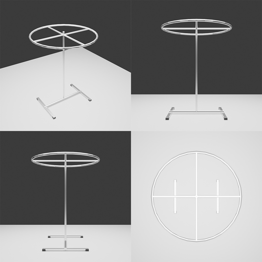 【3D】ハンガーラックセット