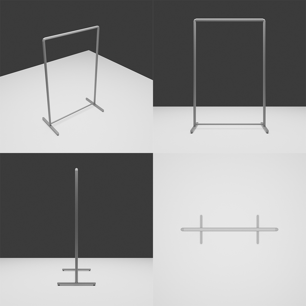 【3D】ハンガーラックセット