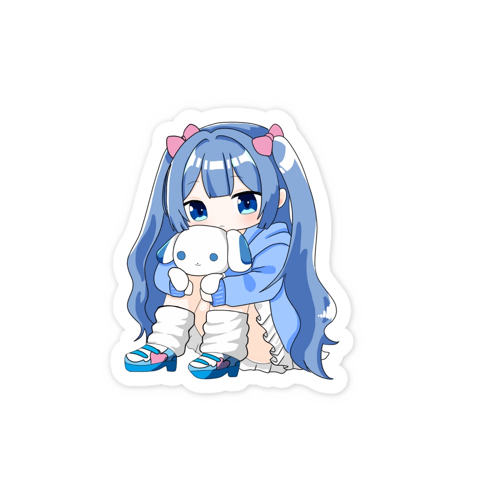 ふわっと兎ときゅるきゅる少女