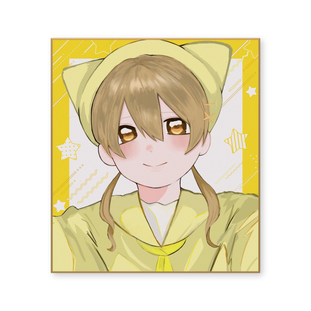 元気な子の色紙