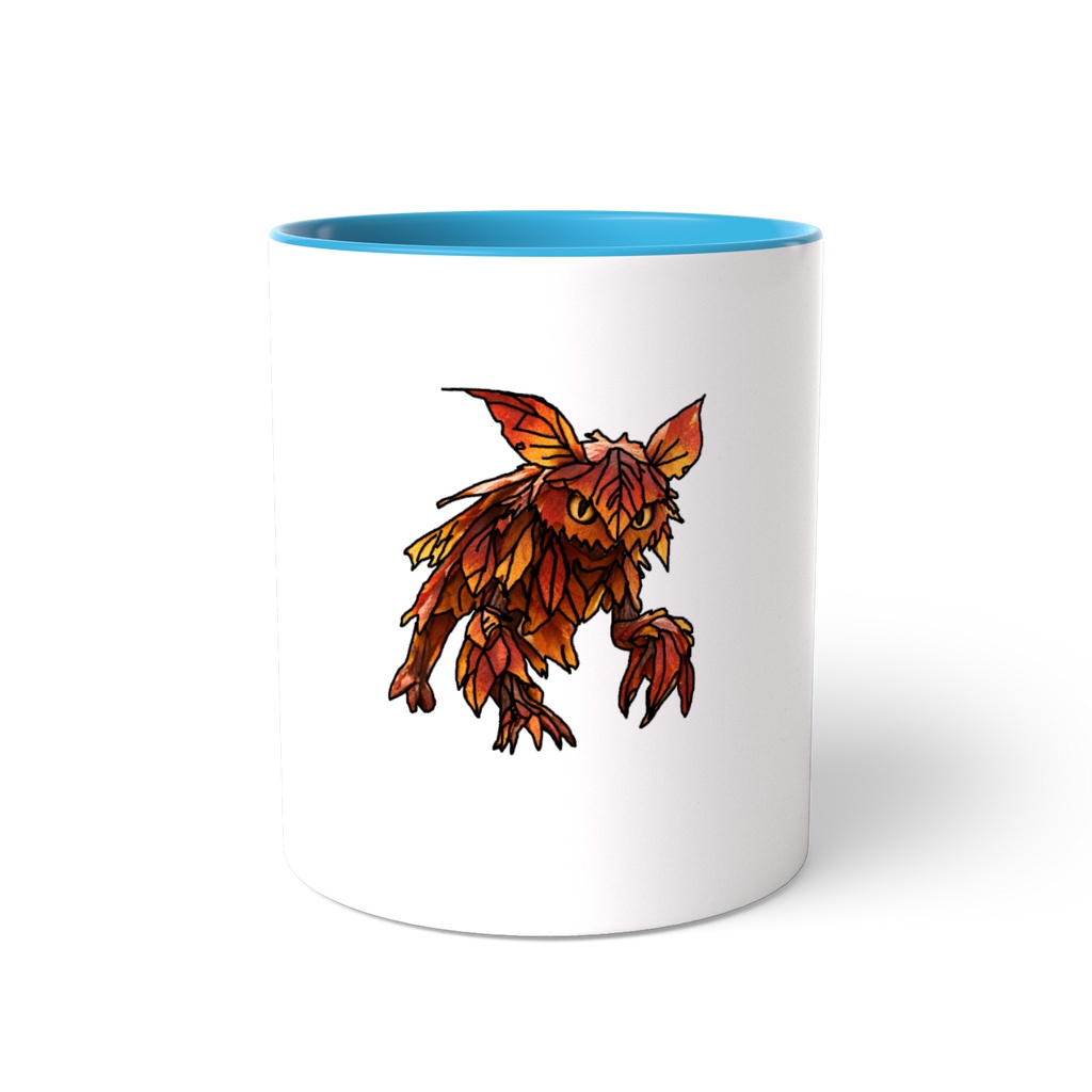 葉っぱのモンスター ツートンカラーマグカップ