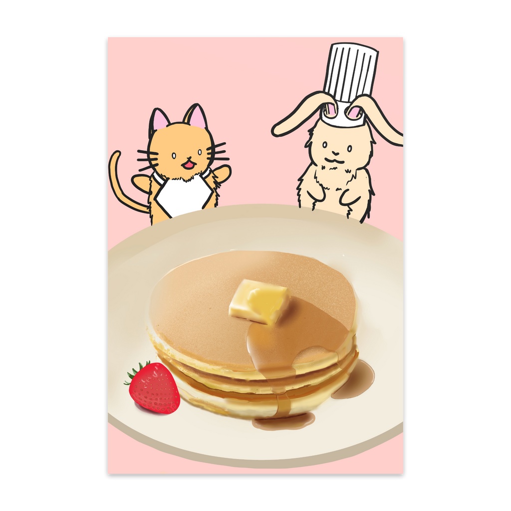 うさぎ料理人のホットケーキ