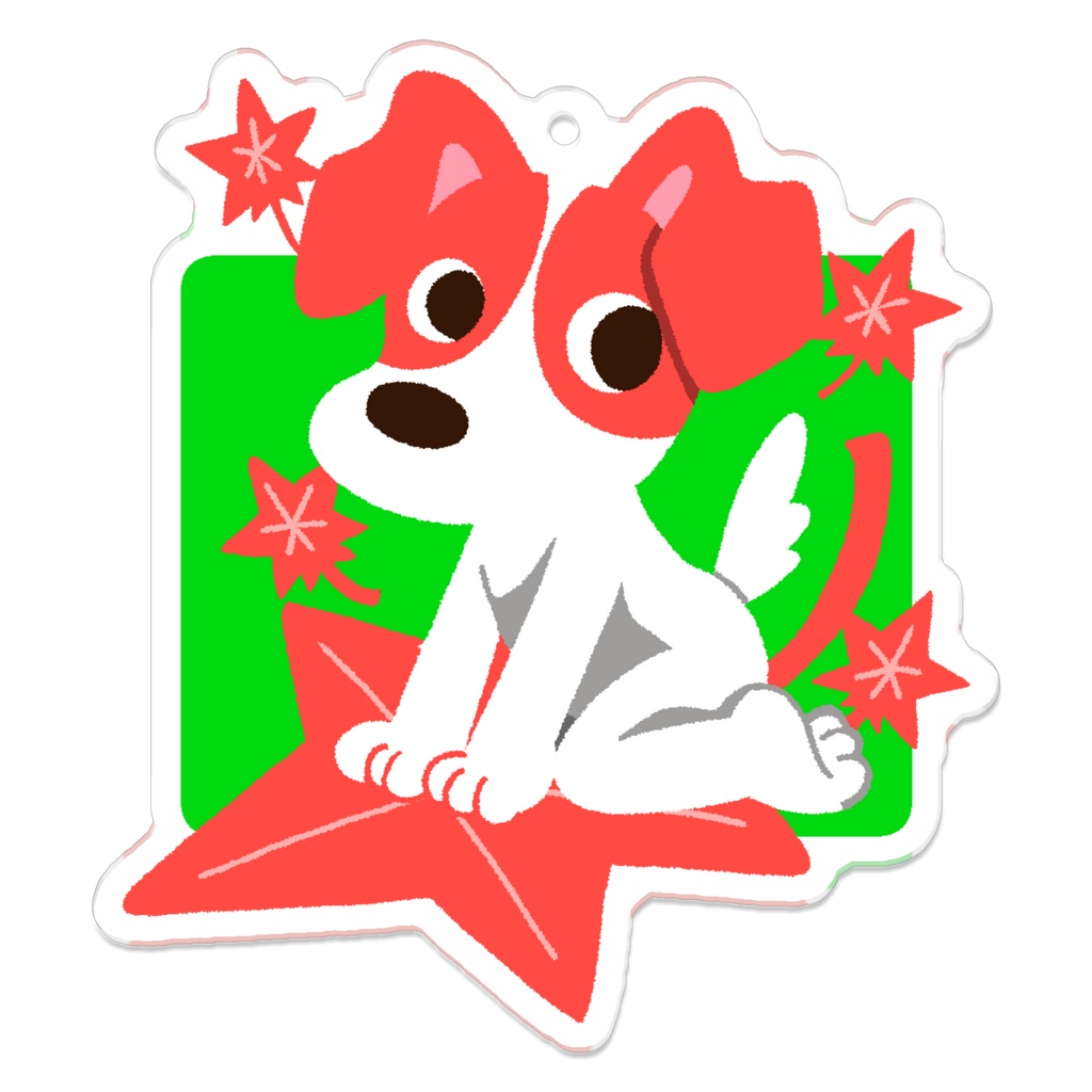 もみじと犬
