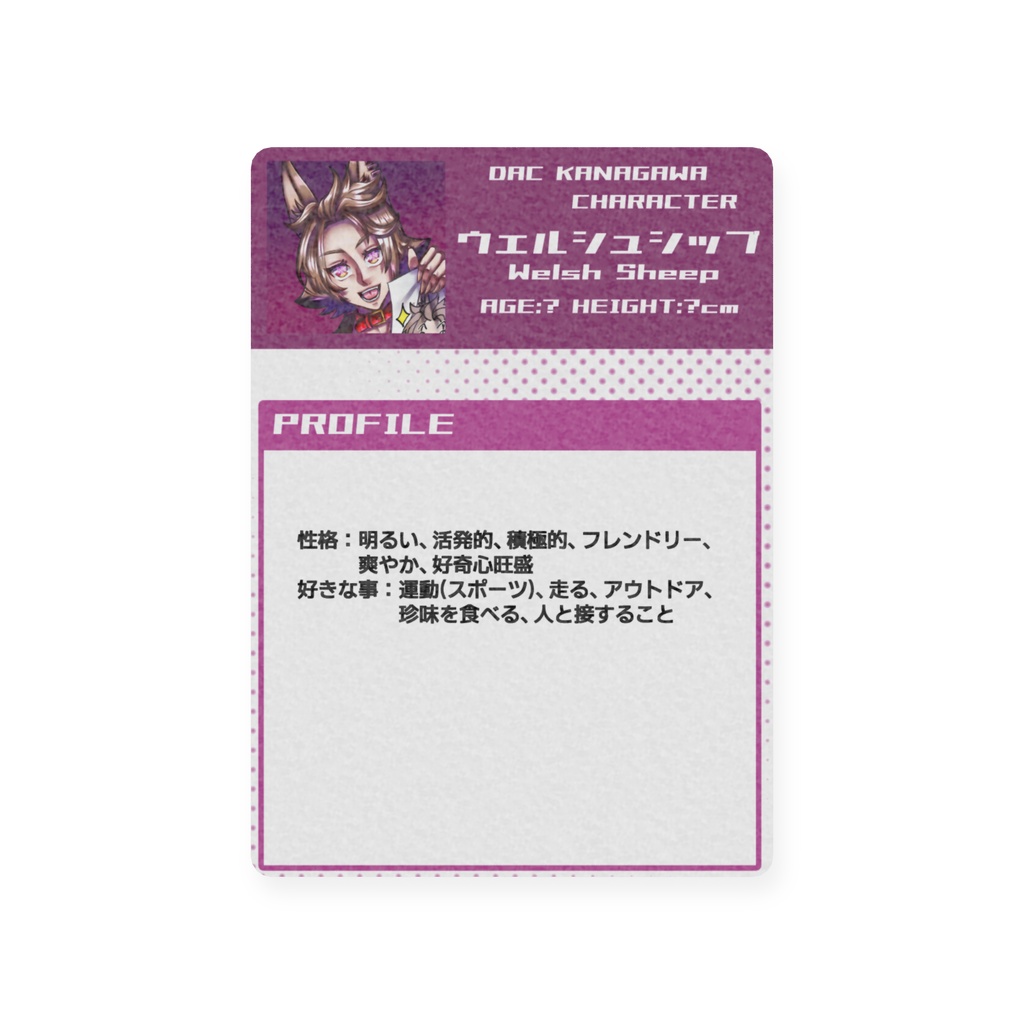 DACキャラクタートレカ「ウェルシュシップ」