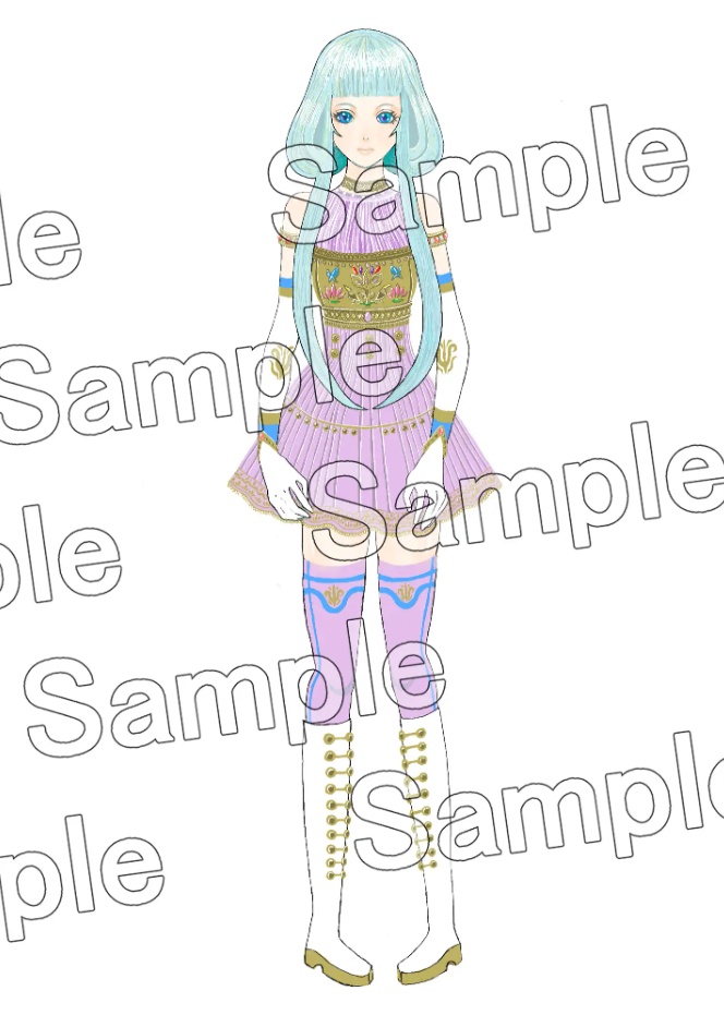 素材集_キャラクター立ち絵(表情差分11種)