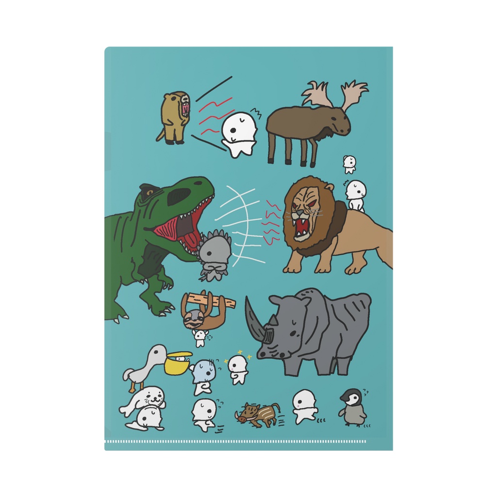 チュンチュン 動物クリアファイル