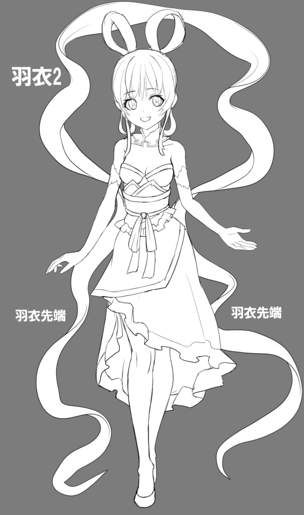 CLIP STUDIO PAINT用ブラシ羽衣ブラシ6種