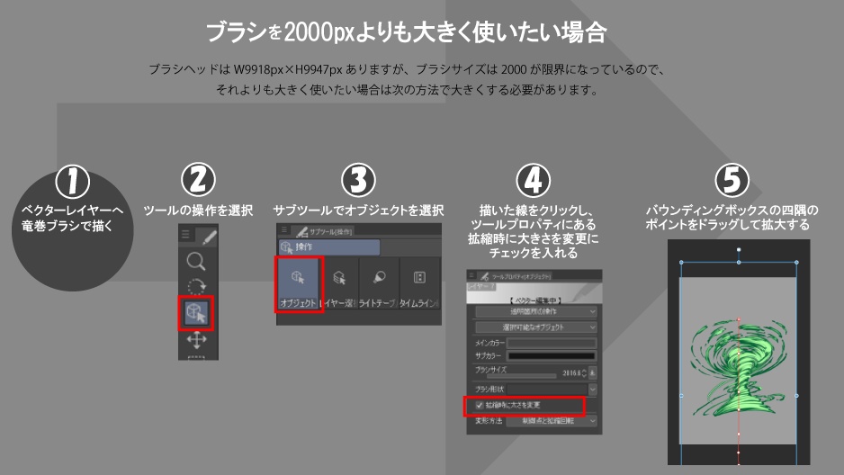 竜巻ブラシ【CLIP STUDIO PAINT用】