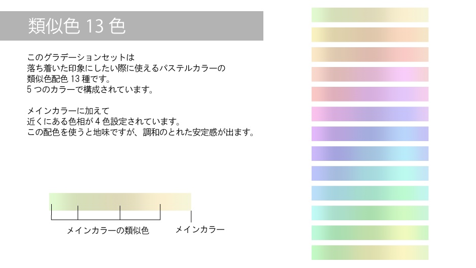 パステルカラーグラデーションセット【CLIP STUDIO PAINT用】